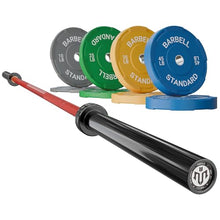 Load image into Gallery viewer, Mikolo 7ft Olympic Barbell, Barbell for Weightlifting and Powerlifting 45lb, - (combo 1)