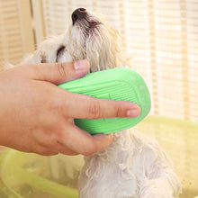 Load image into Gallery viewer, Yintoper Dog Bath Brush, Pet Silicone Shampoo Brush, Rubber Shower Wash Curry Brush for Short Long Haired Dogs Cats Shedding Grooming and Massage, Pet Rubber Brush Removes Loose & Shed Fur