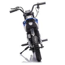 Load image into Gallery viewer, 24V Kids Ride On Electric Toy Motocross Motorcycle,200W High Speed Hub Motor, Rear Wheel Shock Absorber, Adjustable Speed (Blue)