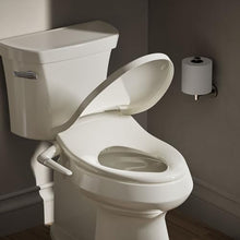 Load image into Gallery viewer, Kohler PureWash M250 Manual Elongated Bidet Toilet Seat, Biscuit, Quiet-Close Lid Prevents Slamming, Cool Water, Easy Installation with Quick-Release Hinges, Adjustable Spray Position & Pressure