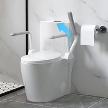 Load image into Gallery viewer, Toilet Safety Rails for Seniors,Space Saving Foldable Toilet Handle, Toilet Support Rails for Seniors and Disabled, Pregnant Women, Grab Bars Toilet Safety Frame