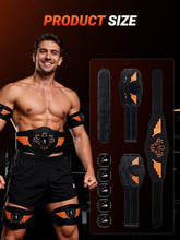 Load image into Gallery viewer, EMS Muscle Stimulator 5-Piece Set - Rechargeable Ab, Arms & Legs Stimulator for Core Strength, Body Toning & Workout Recovery, Suitable for Men & Women