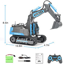 Load image into Gallery viewer, RC Excavators Rechargeable Battery Digger Hydraulic Construction Toys Vehicles