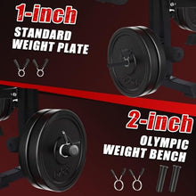 Load image into Gallery viewer, MAIDOMA 1500LB 8 IN 1 Weight Bench with Leg Extension