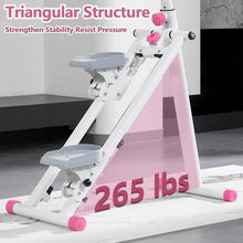 Load image into Gallery viewer, Stair Stepper for Home - Vertical Climber Workout Machine with Stable Frame, Adjustable Handlebar for Full-Body Exercise (Pink)