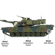 Load image into Gallery viewer, Heng Long Modified Edition 1/16 2.4ghz Remote Control US M1A2 Abrams Tank Camouflage Color(360-Degree Rotating Turret)