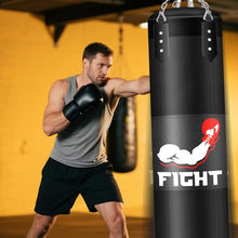 Load image into Gallery viewer, Punching Bag for Adults Teens, 4FT Oxford Heavy Boxing Bag Set with 12 OZ Boxing Gloves, Suitable for MMA Karate Kickboxing Boxing Muay Thai Training at Home or Gym - Unfilled