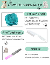 Load image into Gallery viewer, Dog Cat Grooming Kit, Brushes, Dematting Rake and Comb, Nail Clipper, Nail File, Flea Comb (Pink 6 Kits)