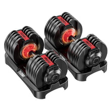 Load image into Gallery viewer, TYZDMY Adjustable Dumbbells Set of 2,Free Weights Dumbbells Set,Adjustable Dumbbell Set,52.5 lbs pair 105 lbs