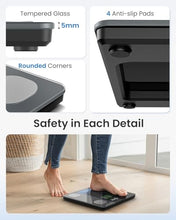 Load image into Gallery viewer, RENPHO Smart Scale for Body Weight, Weight Scale with 7-in-1 Large Display for BMI, Body Fat, Muscle Mass, 13 Body Composition, High Accurate Bluetooth Scale, 500lbs, 11.8", Elis 2XL