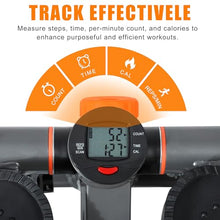 Load image into Gallery viewer, Mini Stair Stepper for Exercise at Home Stair Stepper with Resistance Bands Exercise Equipment for Home Stair Climber Stepper Machine for Home Gym Cardio Equipment for Full Body Workout