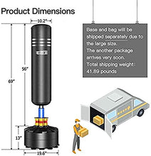 Load image into Gallery viewer, Dripex Freestanding Punching Bag 69''- 182lb Heavy Boxing Bag with Stand for Adult - Men Women Standing Boxing Bags for Home Gym