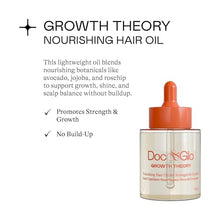 Load image into Gallery viewer, Doc & Glo Nourishing Hair Oil – Moisturizing Scalp & Hair Treatment for Dry, Damaged & Frizzy Hair – Lightweight Shine Serum for All Hair Types