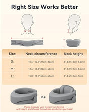 Load image into Gallery viewer, Heated Neck Brace Cervical Collar - Neck Support Brace with Heating Pad, Soft Foam Wraps Keep Vertebrae Stable and Aligned for Relief of Cervical Spine Pressure for Women & Men (Medium Size) Grey