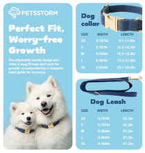 Load image into Gallery viewer, Personalized Polyester Dog Collar with Name and Phone Number, Customizable Laser-Engraved Collar with Metal Quick Release Buckle for Dogs