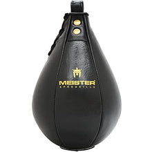 Load image into Gallery viewer, Meister SpeedKills Leather Speed Bag w/Lightweight Latex Bladder - Black - Large (10.5" x 7") (26.7 cm x 17.8 cm)