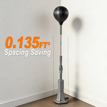 Load image into Gallery viewer, Punching Bag with Stand(2Black Rubber Mat) - One-Touch Suction Attachment,Height Adjustable,Speed Bag for Training, Boxing Equipment, Boxing Bag for Teens & Adults