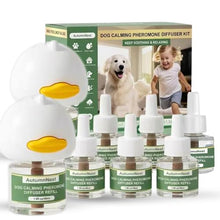 Load image into Gallery viewer, 8-in-1 Calming Diffuser for Dog – Pheromone-Based Dog Anxiety Relief, 2 Plug-Ins & 6 Refills for 180-Day Stress Support – Helps Promote Calm Behavior, Safe & Non-Toxic, Anxiety Relief for Dogs
