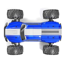 Load image into Gallery viewer, Electric Remote Control Truck with 4WD, LED Lights, 2.4GHz Radio, 2 Rechargeable Li-Ion Batteries & Charger - Blue