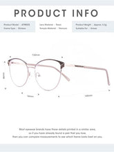 Load image into Gallery viewer, DOERAYMI Blue Light Blocking Glasses for Women - 90% Blue Ray Filter HD Lens with Durable Metal Hinges - Stylish Lightweight Computer Gaming Glasses for Eye Strain & UV400
