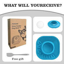 Load image into Gallery viewer, JOJDZD Dog Lick Bowl with Interactive Rolling Ball & Slow Feeder