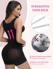 Load image into Gallery viewer, SHAPSHE Waist Trainer for Women, Tummy Control Sports Girdle, Black-Hook Strap SMALL