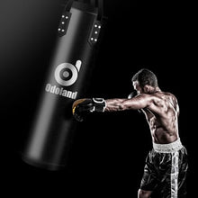 Load image into Gallery viewer, Odoland Punching Bag Set for Adults, 4FT PU Heavy Boxing Bag with 12OZ Boxing Gloves, Hand Wraps, Hanging Chains for MMA Karate Kickboxing Martial Art Home Gym Trainging - Unfilled