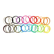 Load image into Gallery viewer, 25 Colors 3D Pen PLA Filament Refill, Each Color 10feet, Total 250 Feet DO3D 3D Pen / 3D Printer PLA Refills Sample Pack, Compatible with MYNT3D / SCRIB3D Printing Pen