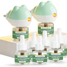 Load image into Gallery viewer, Calming Diffuser for Dog, Pheromone Plug-in Set (2 Diffusers & 6 Refill 48ml) for Dog Anxiety Relief, Reduces Barking, Aggression, Destructive Behavior, Fireworks Fear, 180-Day Dogs Calming Diffuser
