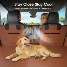 Load image into Gallery viewer, JKLESA Hard Bottom Dog Car Seat Cover, 52"×65", Waterproof PU Leather
