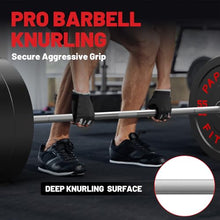 Load image into Gallery viewer, PAPABABE Barbell, 7ft Olympic Barbell 45lb Solid Chrome, 2-Inch Sleeves -(Silver)