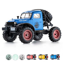 Load image into Gallery viewer, 4WD RC Crawler Two-Speed Shift, RC Rock Crawler 8Km/h with Portal Axle Metal Gears for Adults (Blue)