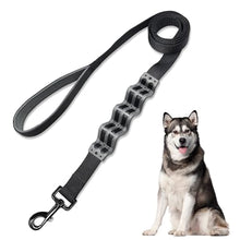 Load image into Gallery viewer, Heavy Duty Dog Leash with Soft Padded Handle, Durable Pet Walking Lead for Medium Large Dogs, Comfortable Training Leash with Secure Clasp, Black 5FT