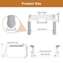 Load image into Gallery viewer, Toilet Safety Rails for Seniors, Super Heavy Duty Handicap Toilet Rails with Foldable Handles, Toilet Safety Frame Rails with Arms for Disabled Pregnant, Toilet Assistance for Elderly
