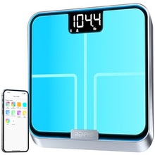 Load image into Gallery viewer, RENPHO Smart Body Fat Scale with Light, Fitness Equipment with RGB Lighting, Rechargeable Scale with BMI, Body Fat, Muscle Mass, Color Changing with Weight Variation, Elis Chroma