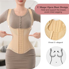 Load image into Gallery viewer, MISTHIN Waist Trainer for Women Corset Shapewear Tummy Control Vest (Nude, XX-Large)