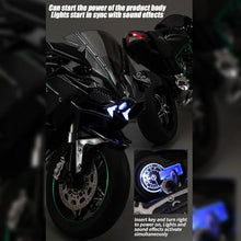 Load image into Gallery viewer, 1/6 Scale Alloy Dynamic Motorcycle Model with Ignition System and Smoke Spray