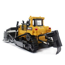 Load image into Gallery viewer, fisca Remote Control Bulldozer RC 1/16 Full Functional Construction Vehicle, 2.4Ghz 11 Channel Dozer Front Loader Toy