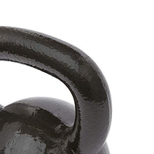 Load image into Gallery viewer, Amazon Basics Cast Iron Kettlebell for Strength Training, Wide Handle, 40 Pounds, Black