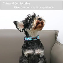 Load image into Gallery viewer, ARING PET Flamingo Dog Collar-Cute Cotton Small Dog Collars, Adjustable Lightweight Summer Pet Collars for Small Medium Large Boy and Girl Dogs, X-Small