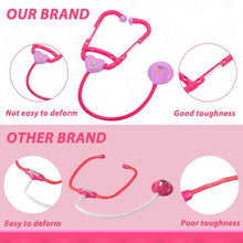 Load image into Gallery viewer, Liberry Doctor Kit for Toddlers Ages 3 4 5, Pretend Kids Doctor Playset with Cart, Costume and Stethoscope, Role Play Medical Toys Birthday Gift for Girls Boys (Pink)