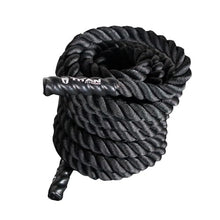 Load image into Gallery viewer, Titan Fitness Battle Rope 30ft x 1.5in, Poly Dacron Heavy Rope for Home Gym Conditioning Workouts, Cross-Train, Strength Training Exercises
