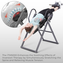Load image into Gallery viewer, Innova ITM5000 Therapeutic Heat and Shiatsu Massage Inversion Table