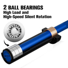 Load image into Gallery viewer, RitFit Barbell Weight Set - 4/6FT Olympic Barbell with Weight Plates (55-275LB Total) - 4FT Black/Blue Bar with 35LB Plates