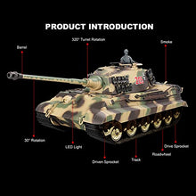 Load image into Gallery viewer, Ferthor Fun Heng Long RC Tank for Adults 1:16 2.4ghz German Tiger King Henschel Remote Control Tank Model