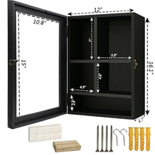 Load image into Gallery viewer, Sofunii 12x16 Inch Solid Wood Pet Memorial Shadow Box Frame with Shelves