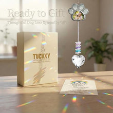 Load image into Gallery viewer, Dog Memorial Gifts for Loss of Dog, Personalized Pet Memorial Crystal Suncatcher with Photo, Pet Loss, Loss of Dog Sympathy Gifts, Dogs and Cat Remembrance Bereavement Passing Away Keepsake