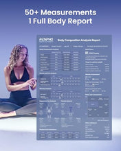 Load image into Gallery viewer, RENPHO Smart Scale for Body Weight, 8-Electrode Body Composition Scale with BMI, Body Fat, Muscle Mass, Rechargeable Body Fat Scale with Full-Color TFT LCD on Handle, MorphoScan Nova, Dark Blue