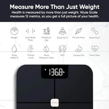 Load image into Gallery viewer, Wyze Smart Scale for Body Weight, Digital Bathroom Smart Scale for Body Fat, BMI, and Heart Rate, 13 Body Composition Analyzer with App, Bluetooth, 400 lb, Dark Blue