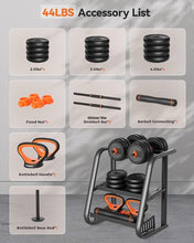 Load image into Gallery viewer, FEIERDUN DS2 Adjustable Dumbbells, 20/30/40/45/70/90lbs Free Weight Set with Connector